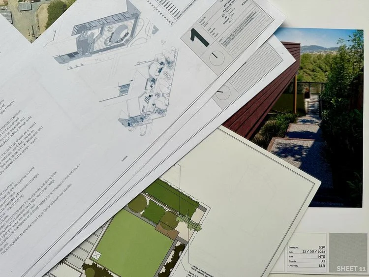 landscape Architectural blueprints