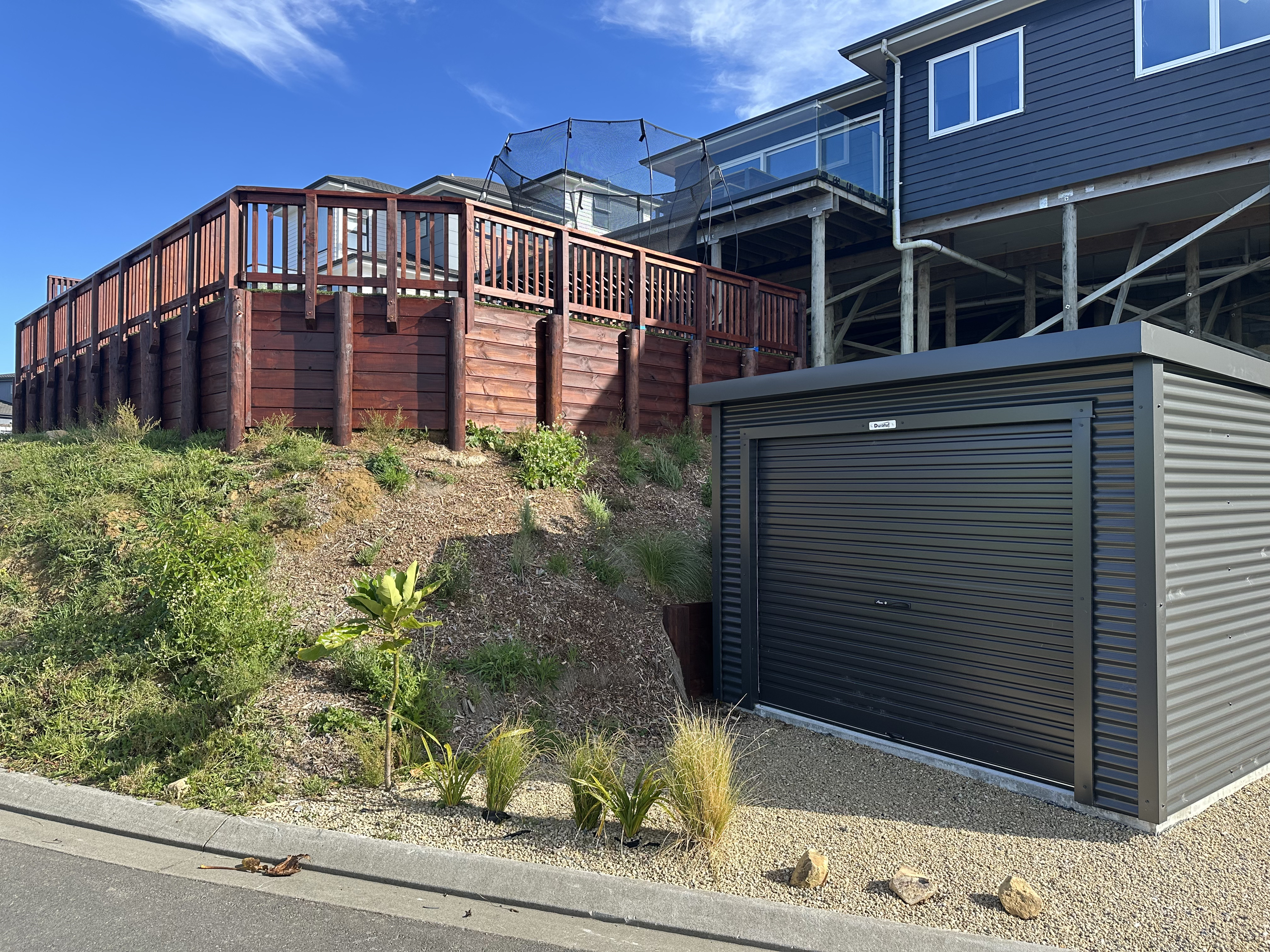 Close up of bespoke planter box