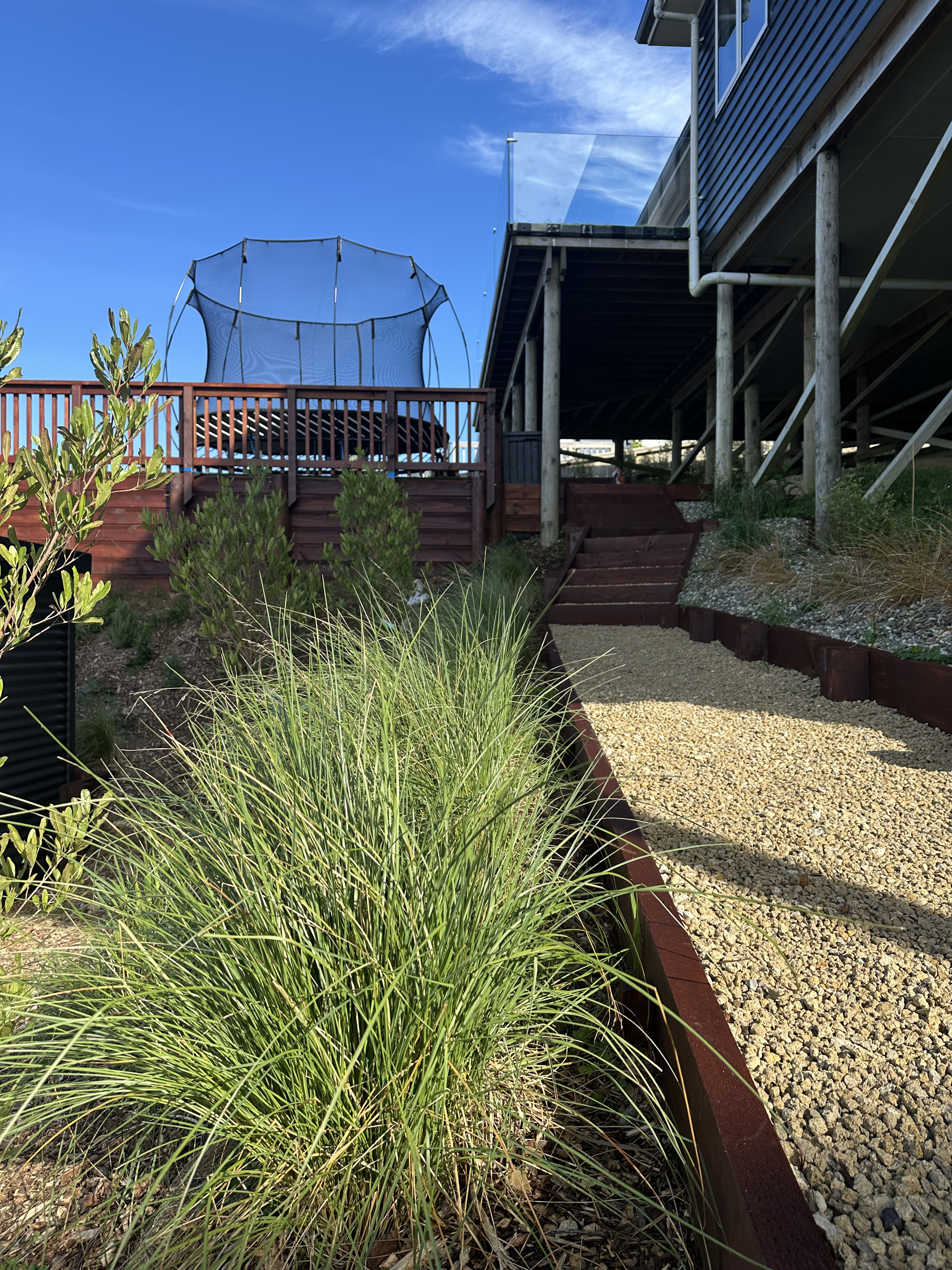 Panoramic view of the completed project